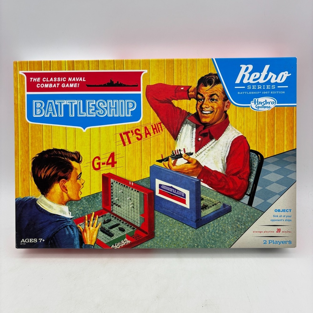 Battleship Retro Series COMPLETE Hasbro 2015 Classic Naval War Ships Board Game